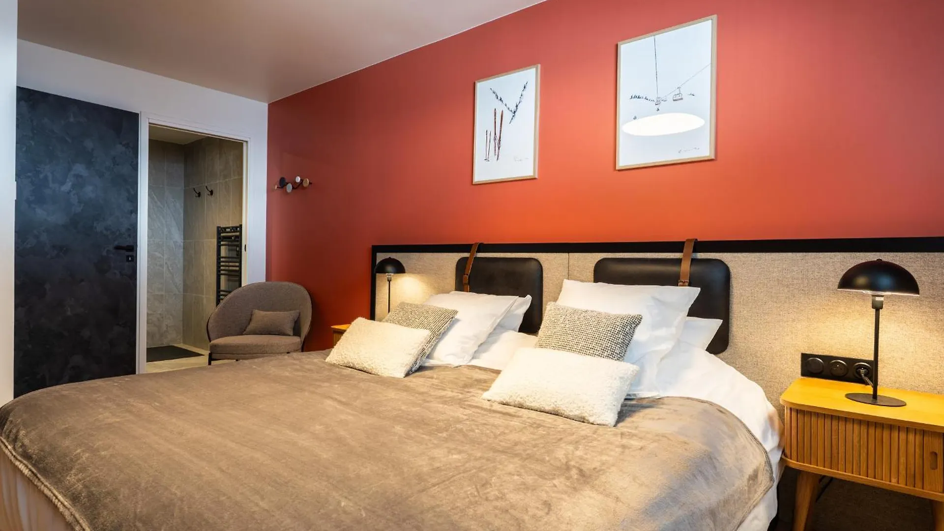 Chalet Neuf A La Plagne, Acces Direct Aux Pistes, Sauna, Parking, 5 Chambres - Fr-1-755-39 Francia